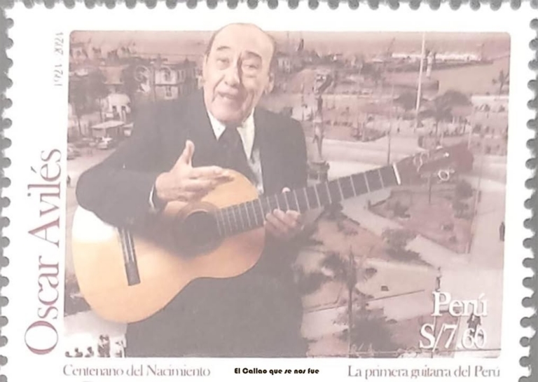 SELLO POSTAL POR EL CENTENARIO DEL NACIMIENTO DE OSCAR AVILES ARCOS